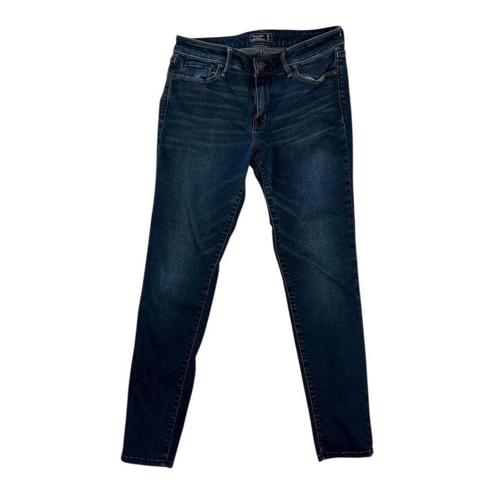 Abercrombie & Fitch Harper Super Skinny Jeans Women's 4 S Blue Dark Wash Denim